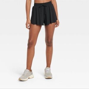 Women's Double Layer Run Shorts 2.5" - JoyLab™ Black S